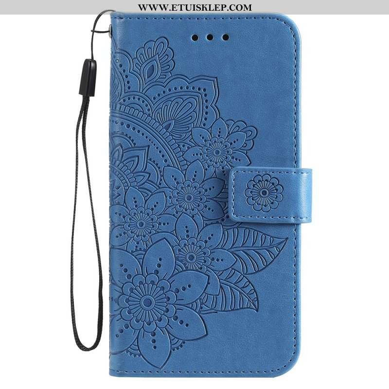 Etui Folio do Samsung Galaxy M32 Kwiatowa Mandala